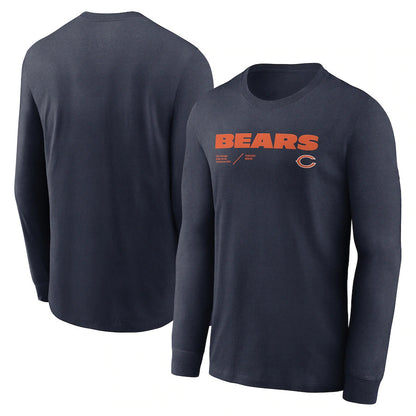 Round-neck long-sleeved T-shirt