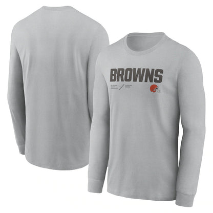 Round-neck long-sleeved T-shirt