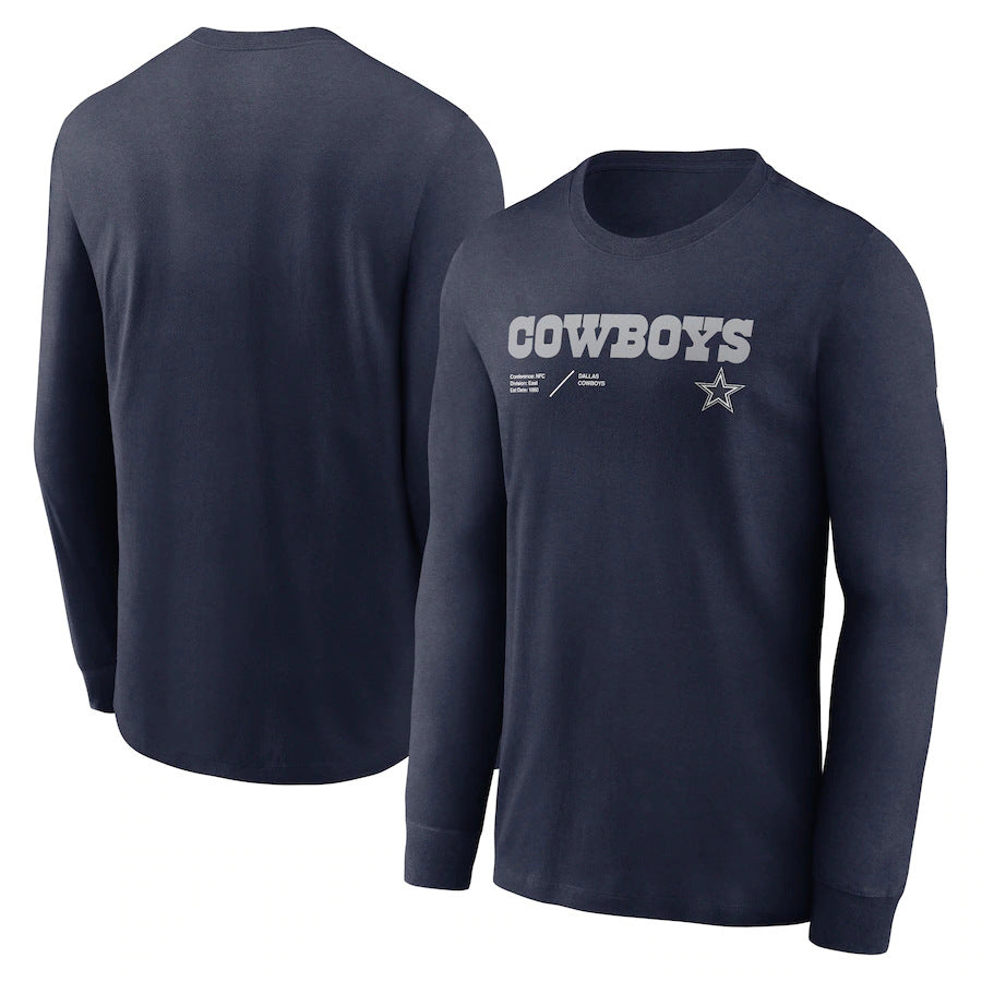 Round-neck long-sleeved T-shirt