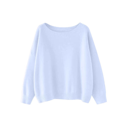 Round Neck Loose Pullover Sweater