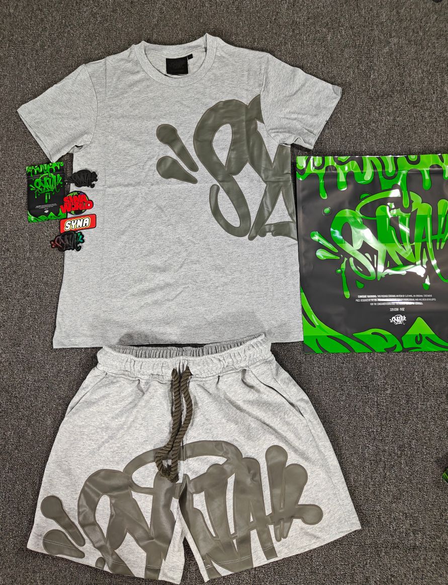 Round neck short sleeve set