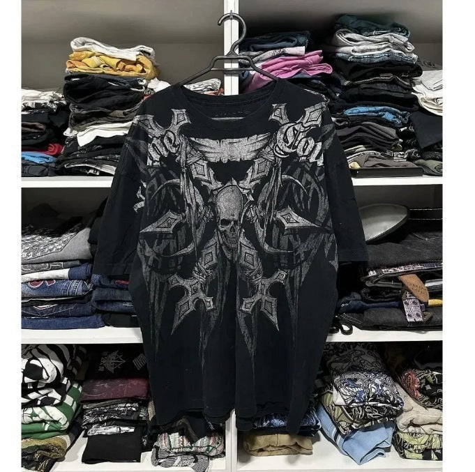 Round neck, short sleeve