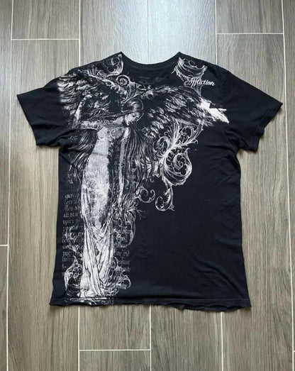 Round neck, short sleeve