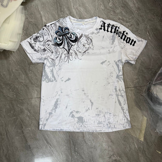 Round neck, short sleeve