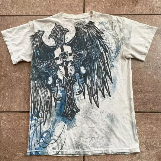Round neck, short sleeve