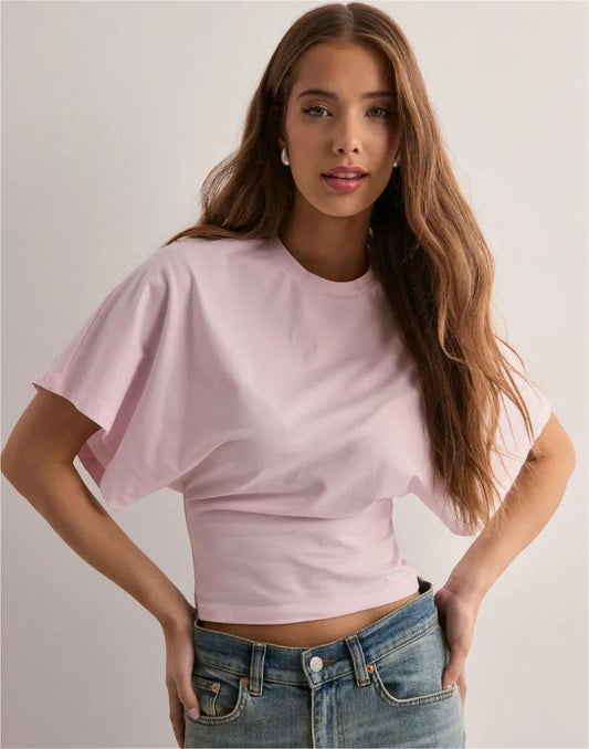 Round Neck Short Sleeve T-Shirt for Women
