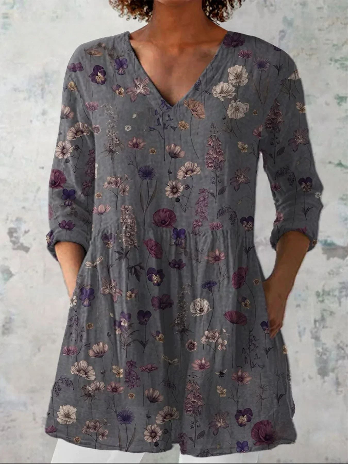 round-neck short-sleeve women's top