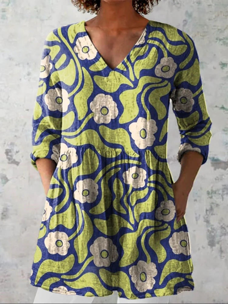round-neck short-sleeve women's top