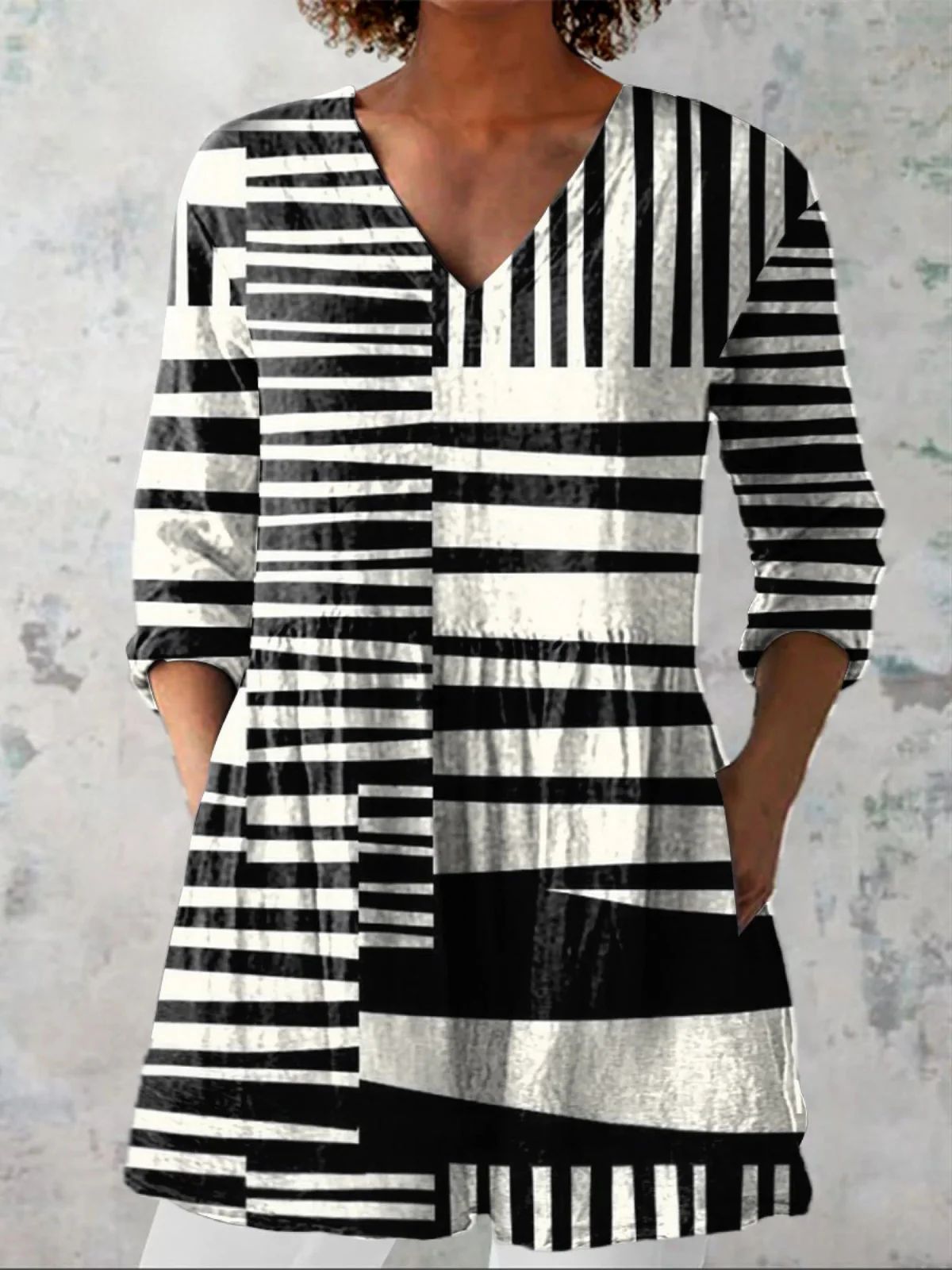 round-neck short-sleeve women's top