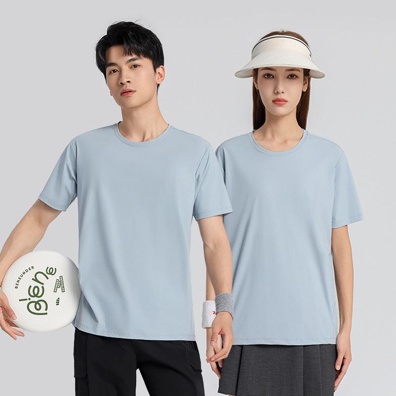 Round-neck short-sleeved loose T-shirt