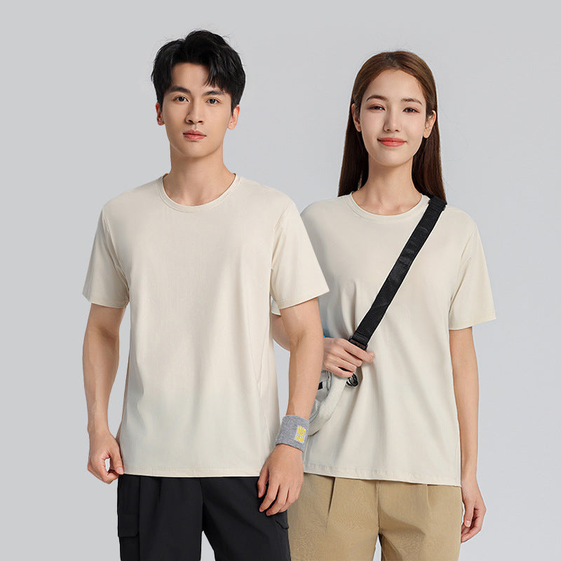 Round-neck short-sleeved loose T-shirt