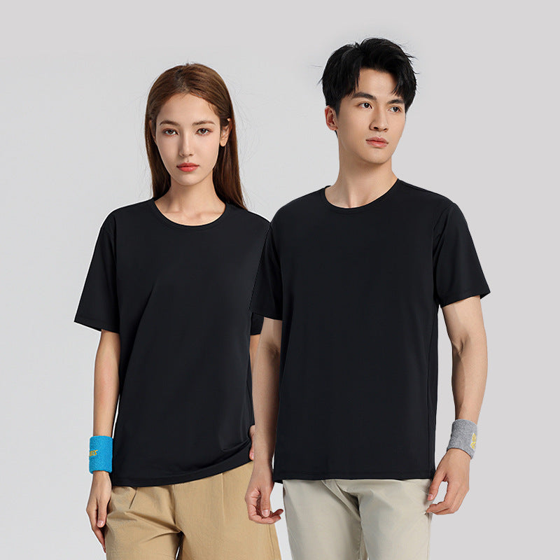 Round-neck short-sleeved loose T-shirt