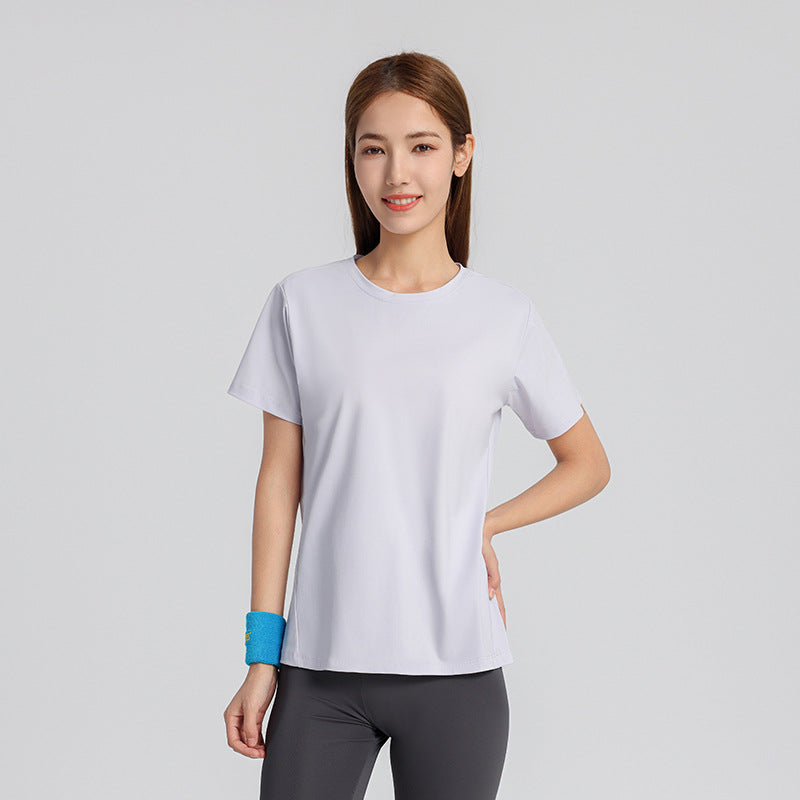 Round-neck short-sleeved loose T-shirt