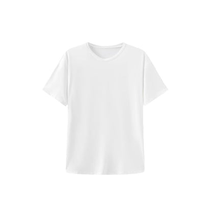 Round-neck short-sleeved printed T-shirt