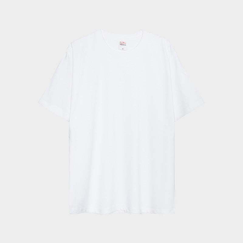 Round-neck short-sleeved shirt