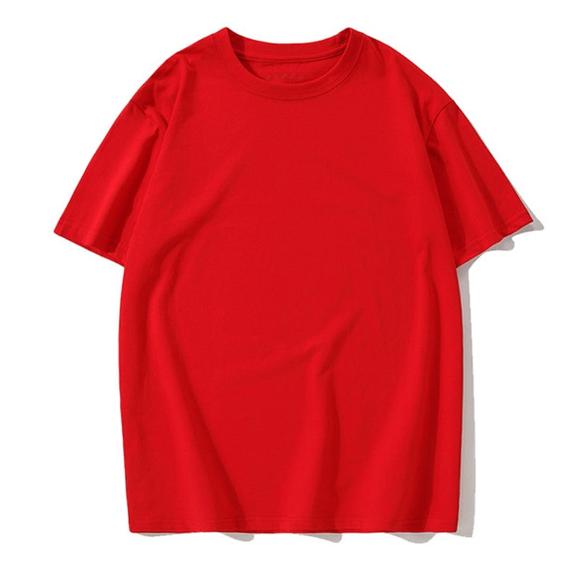Round-neck short-sleeved shirts for both men and women