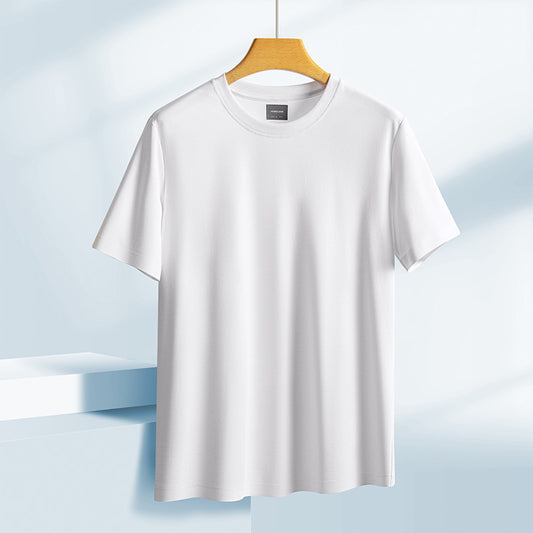 Round-neck short-sleeved T-shirt