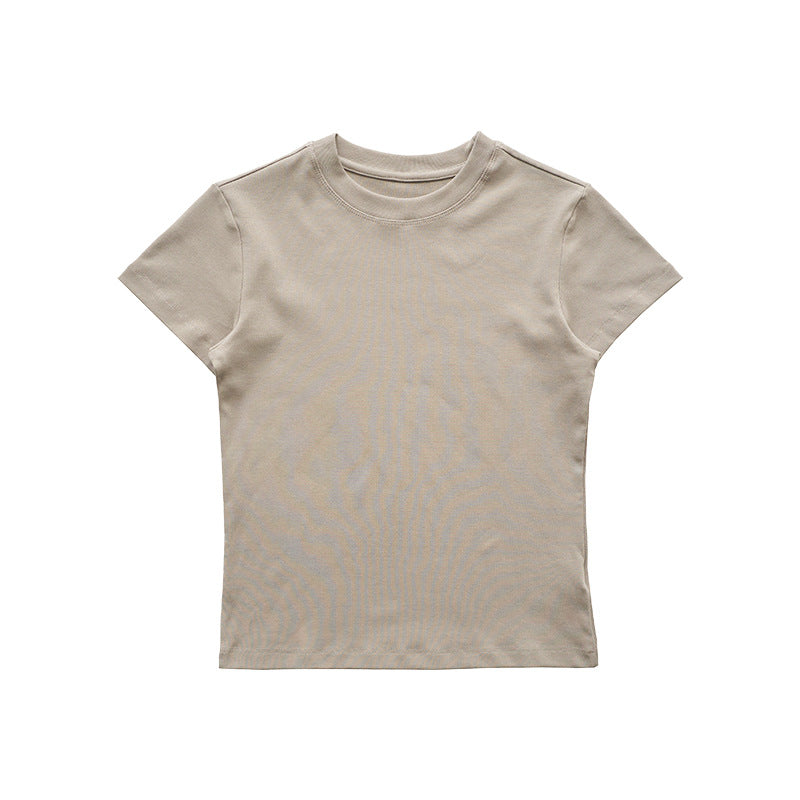 Round-neck short-sleeved T-shirt
