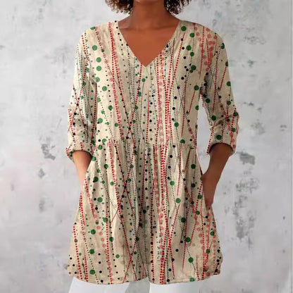 Round-neck short-sleeved women's style