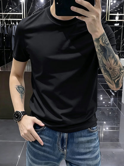 Round-neck short sleeves