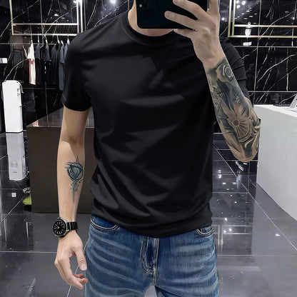 Round-neck short sleeves
