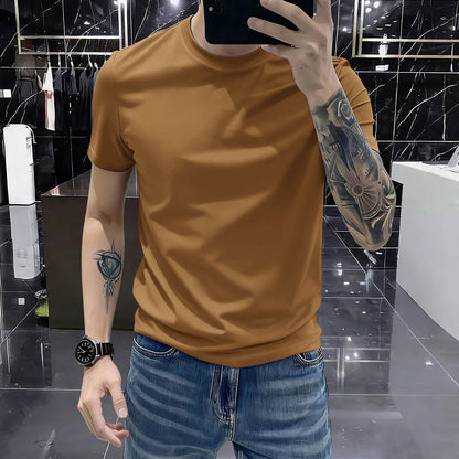 Round-neck short sleeves