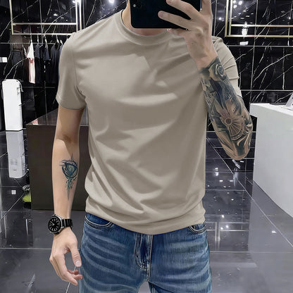 Round-neck short sleeves