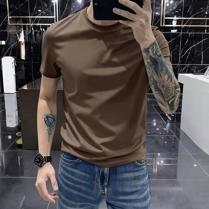 Round-neck short sleeves