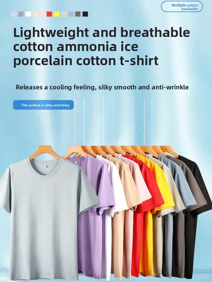 Round neck short sleeves