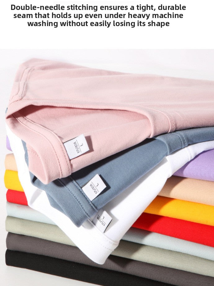 Round neck short sleeves