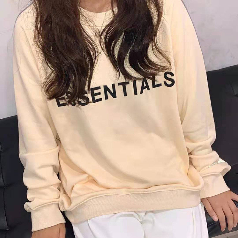 Round Neck Sweatshirt Casual Loose Fit