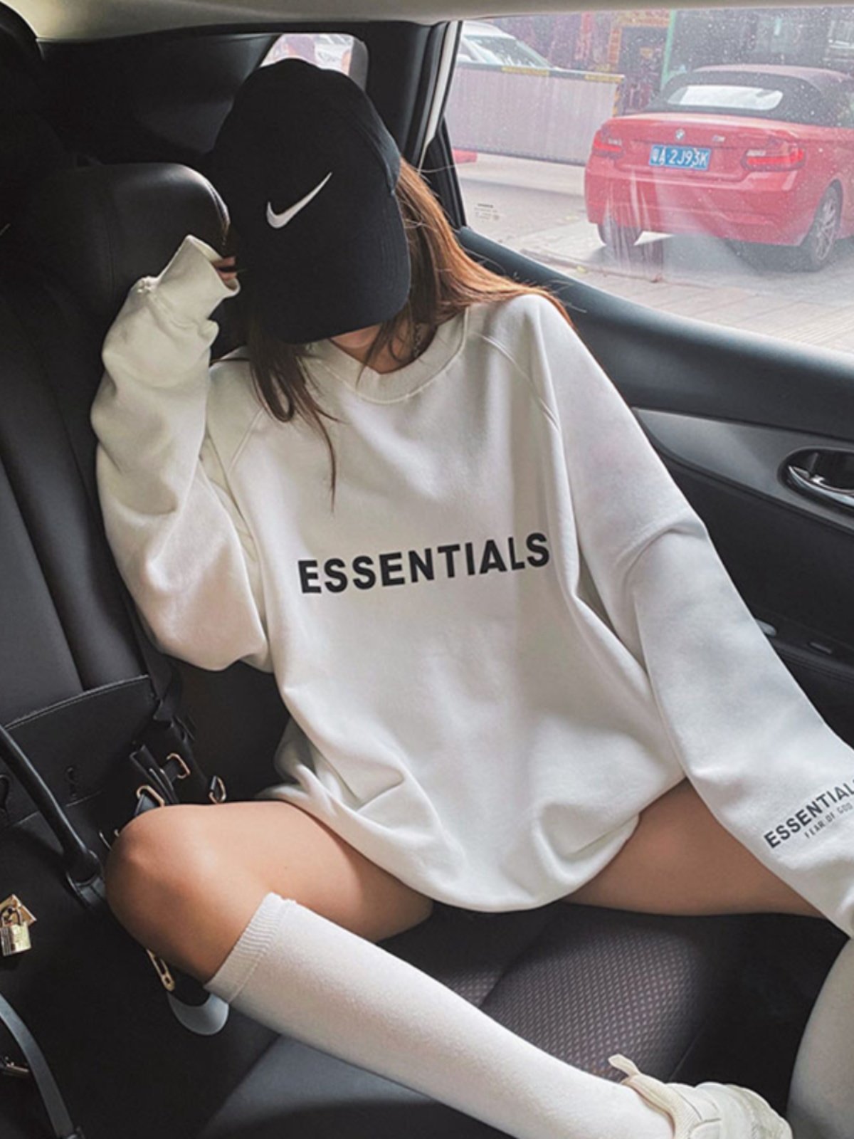 Round Neck Sweatshirt Casual Loose Fit