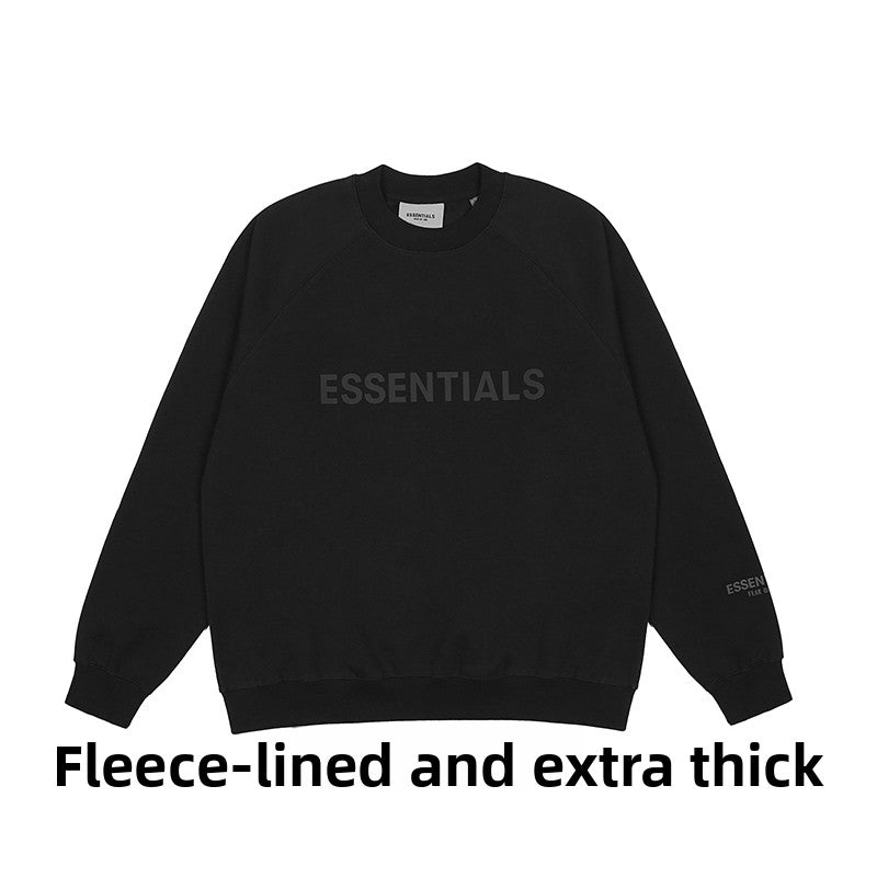 Round Neck Sweatshirt Casual Loose Fit