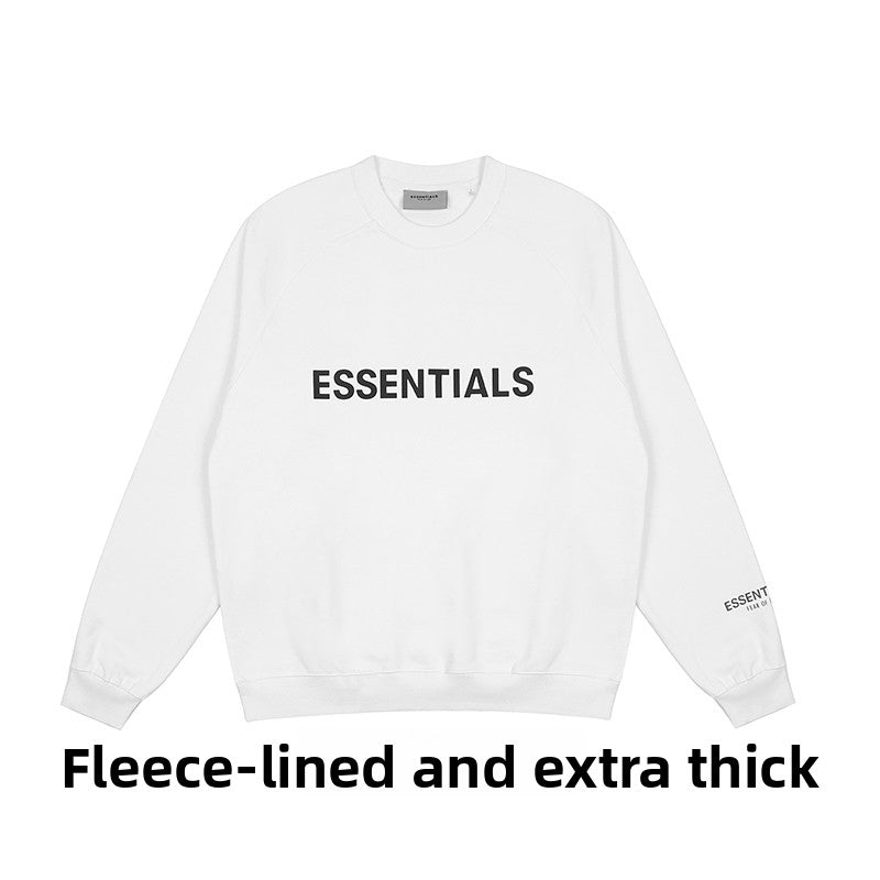 Round Neck Sweatshirt Casual Loose Fit