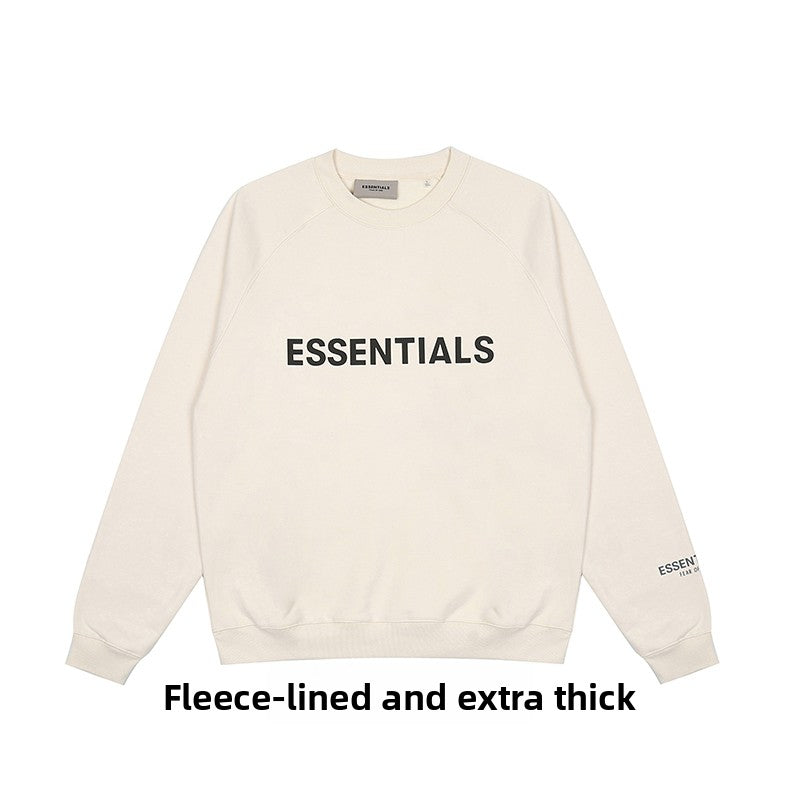 Round Neck Sweatshirt Casual Loose Fit
