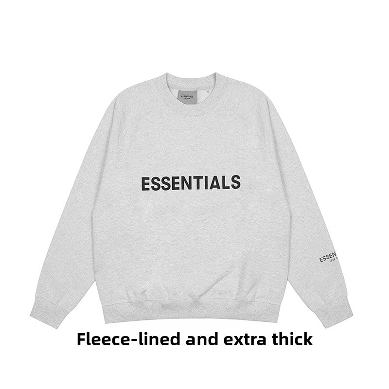 Round Neck Sweatshirt Casual Loose Fit