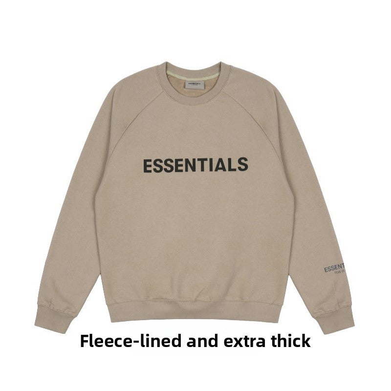 Round Neck Sweatshirt Casual Loose Fit