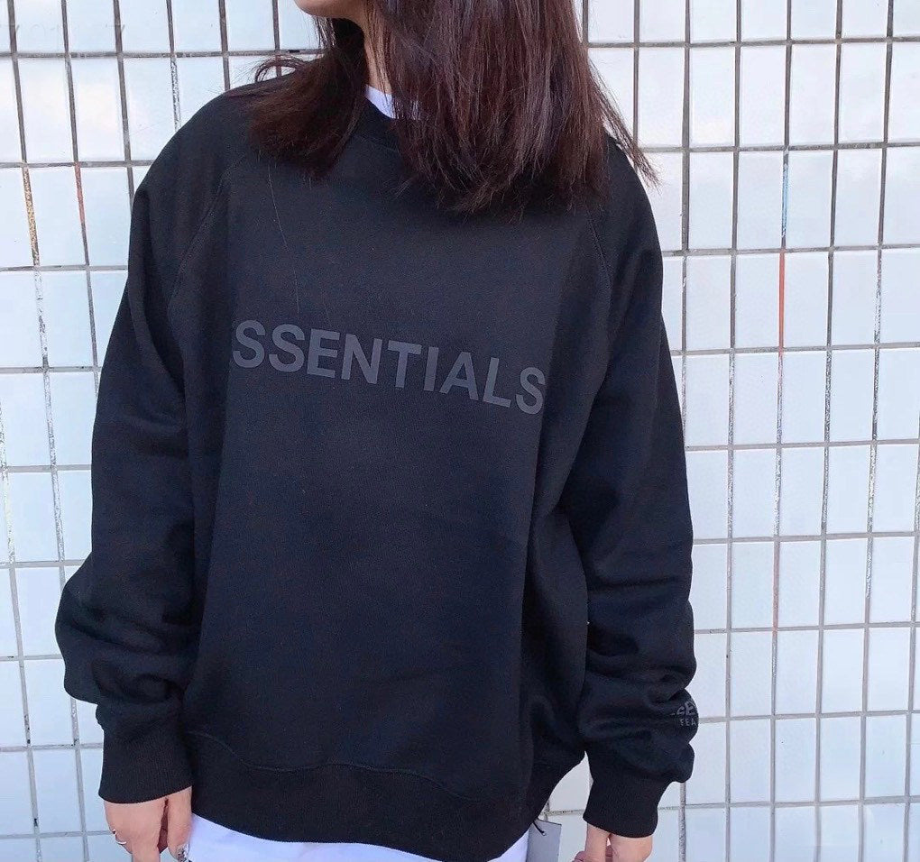 Round Neck Sweatshirt Casual Loose Fit