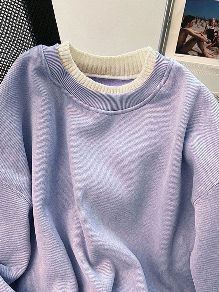 Round Neck Sweatshirt