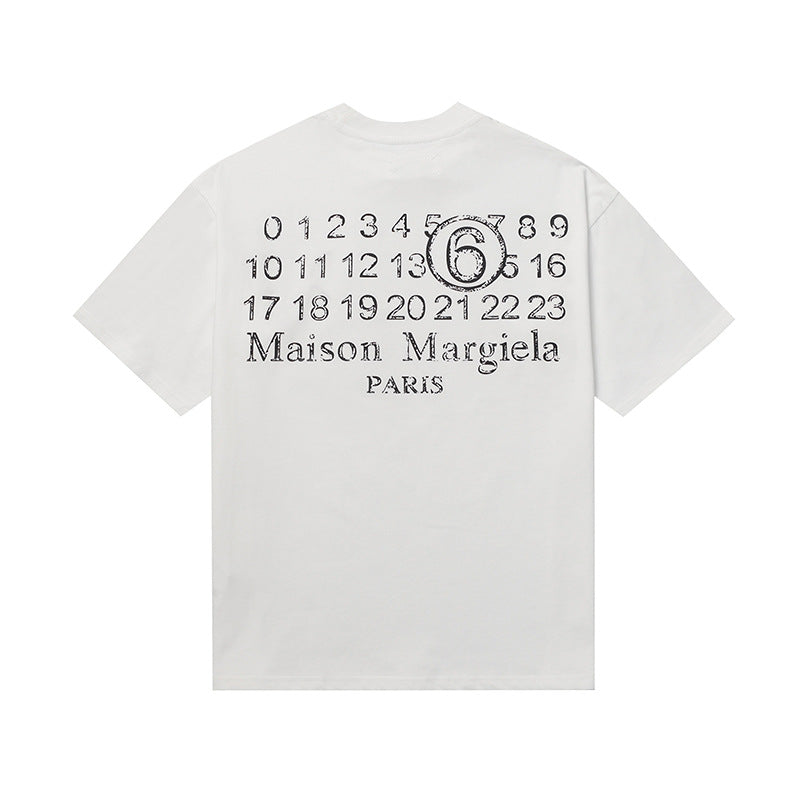 Round-neck trendy short-sleeved T-shirts