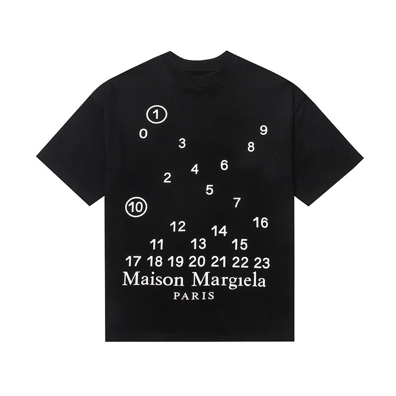 Round-neck trendy short-sleeved T-shirts