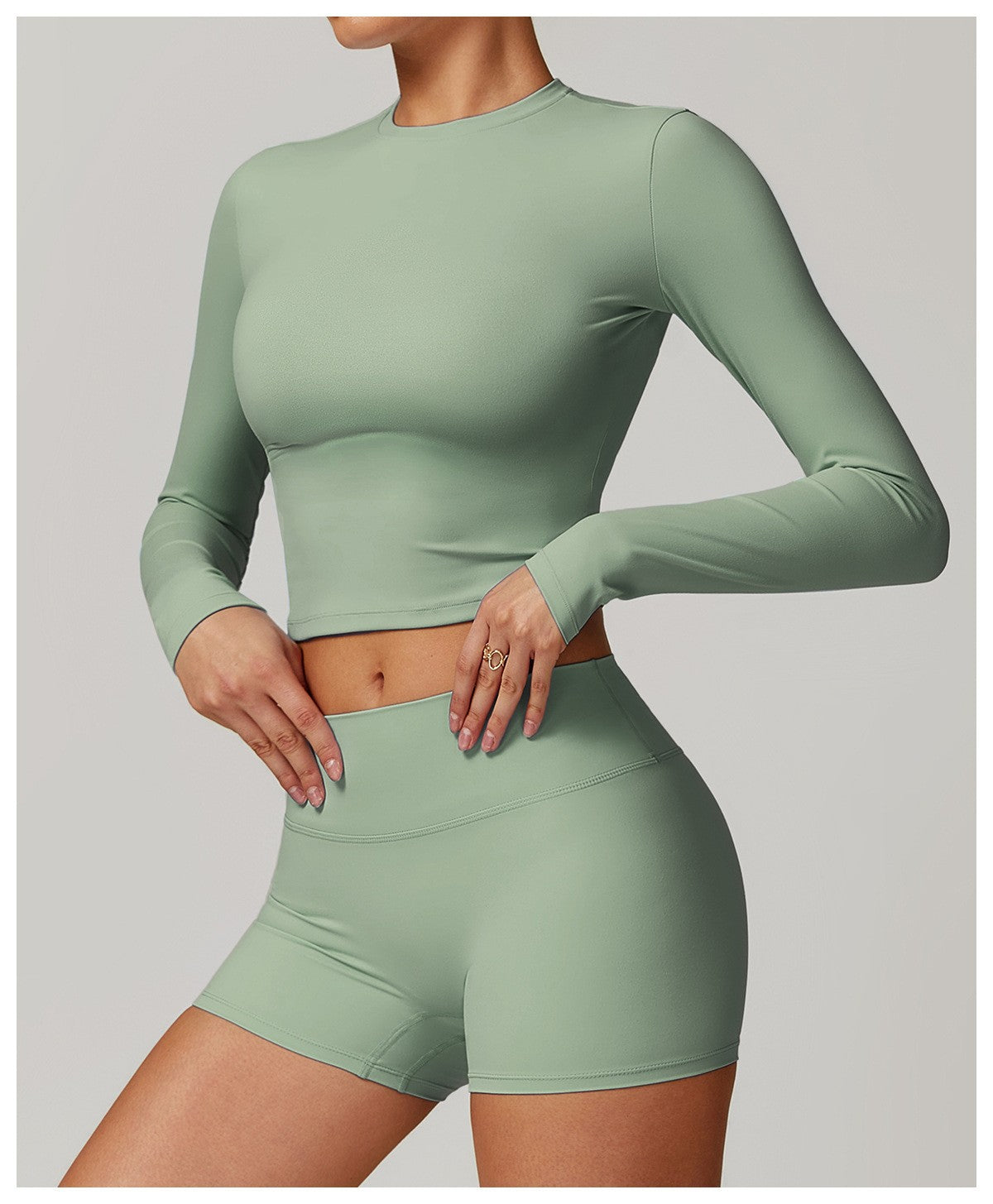 Round Neck Yoga Set