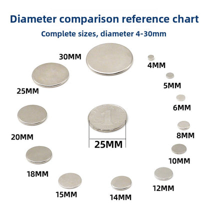 Round Neodymium Magnets Industrial Strength Permanent Magnets