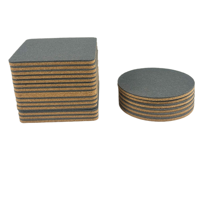 Round or square cork pad