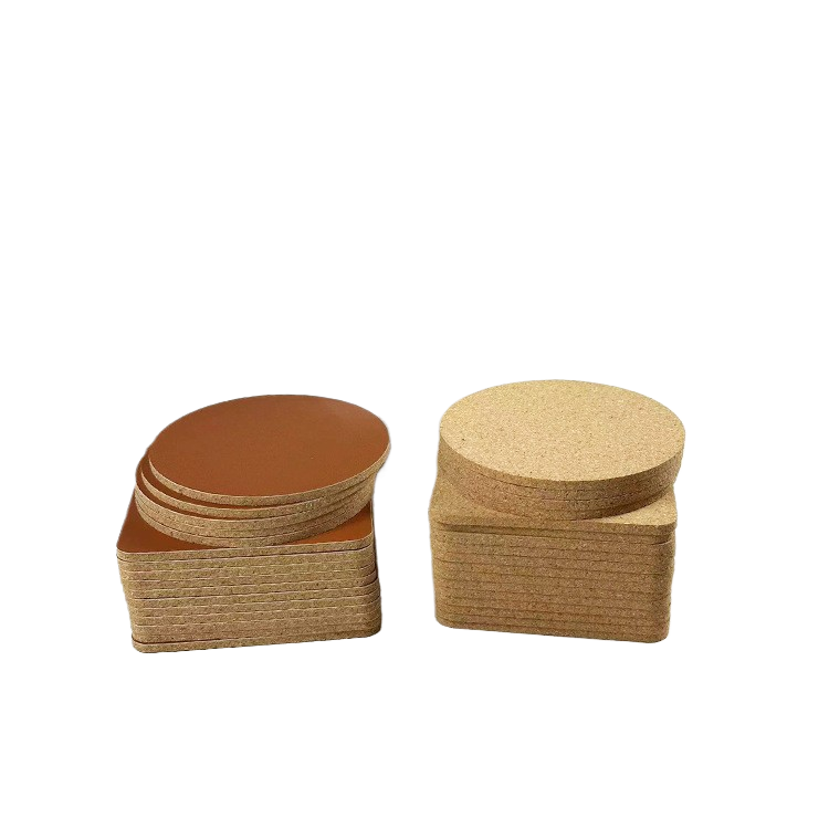 Round or square cork pad