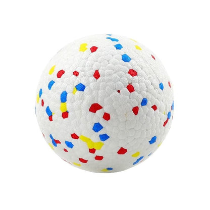Round-patterned teething balls