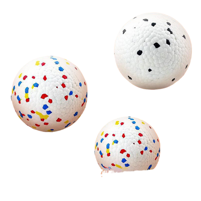 Round-patterned teething balls