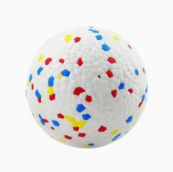 Round-patterned teething balls