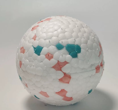 Round-patterned teething balls