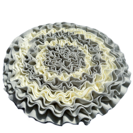 Round Pet Dog Sniffing Mat with Anti-Slip Base